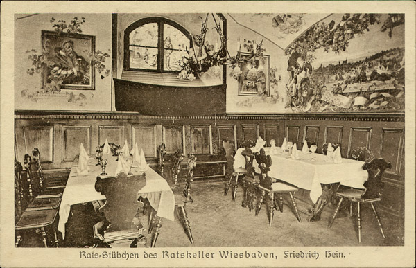 Ratskeller Ratsstübchen 1915